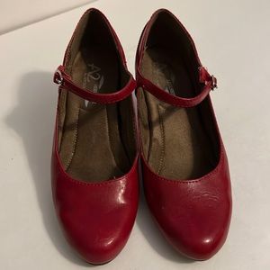 Size 7M Aerosoles Mary Jane Red Shoes